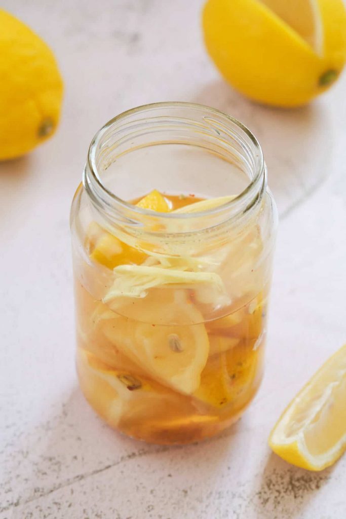 Homemade Sweet & Sour Canned Lemon Pickle