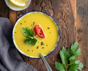 Palestinian lentil soup