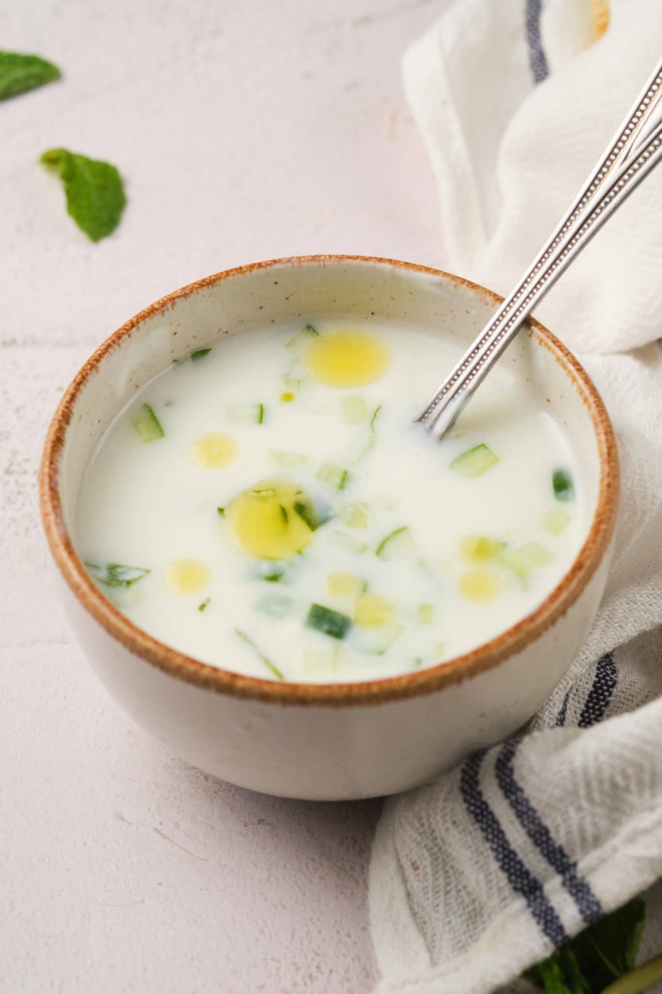 Bulgarian Tarator - Simple Cold Cucumber Yogurt Soup