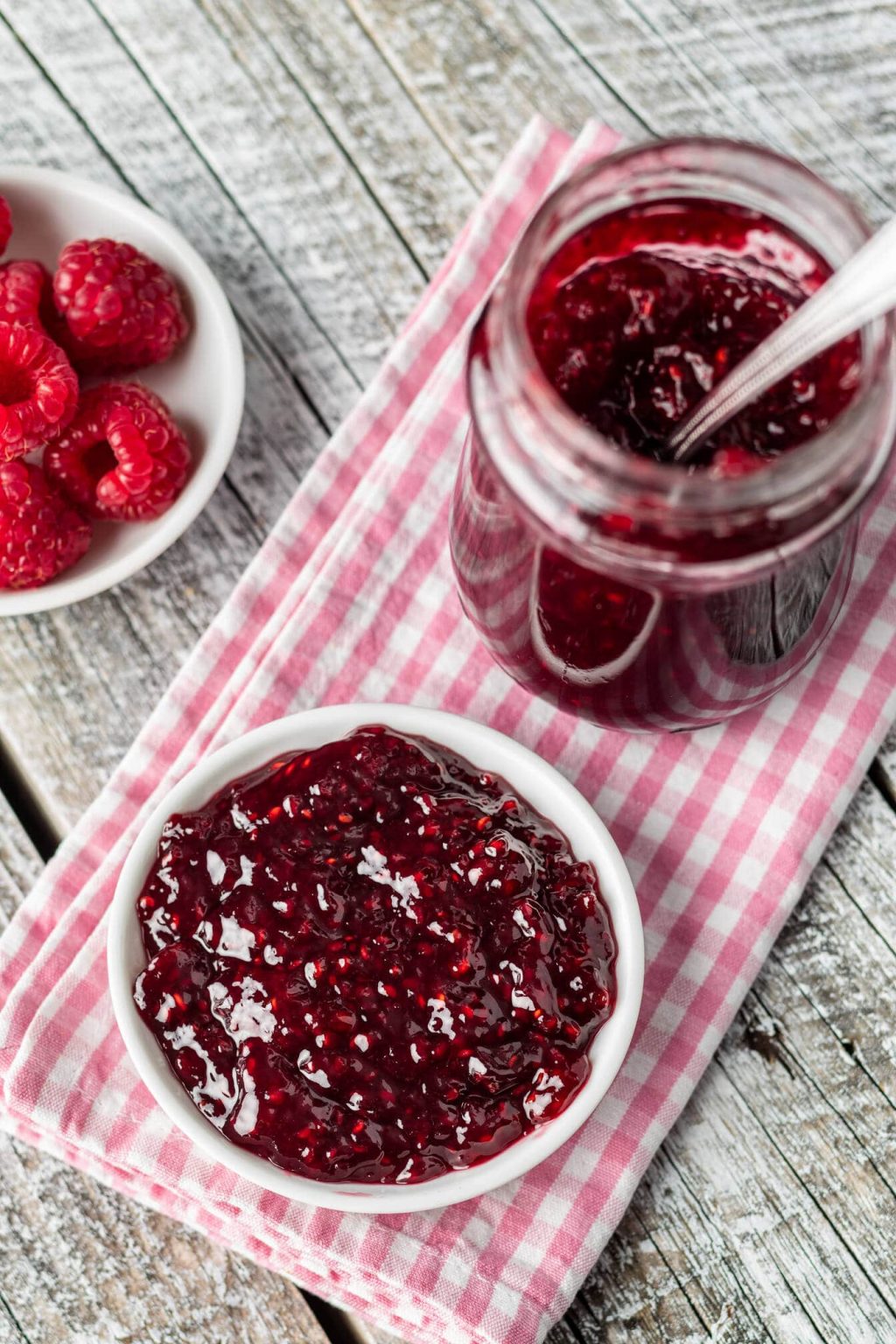 Simple Raspberry Rose Jam