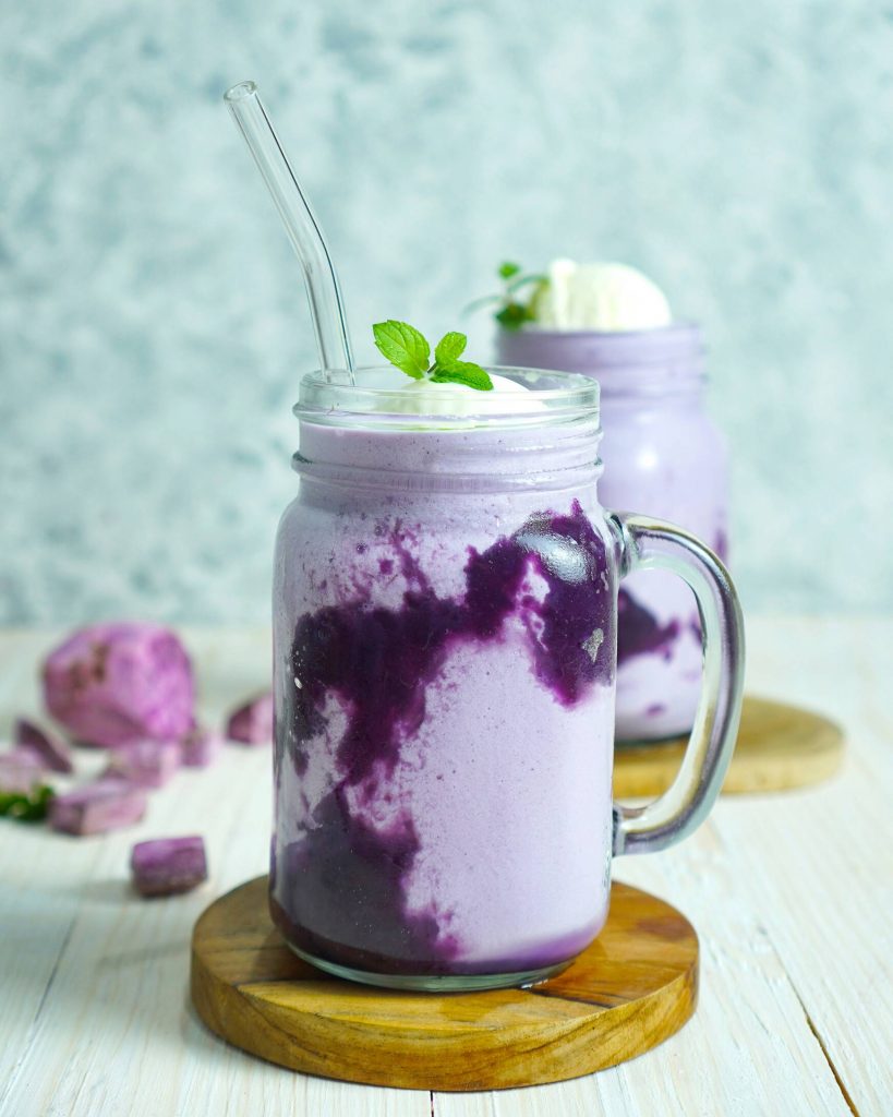 Ube (Purple Yams) Smoothie/Milkshake Recipe - Cook Gem