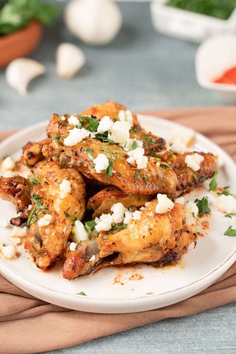 Homemade Greek Chicken Wings