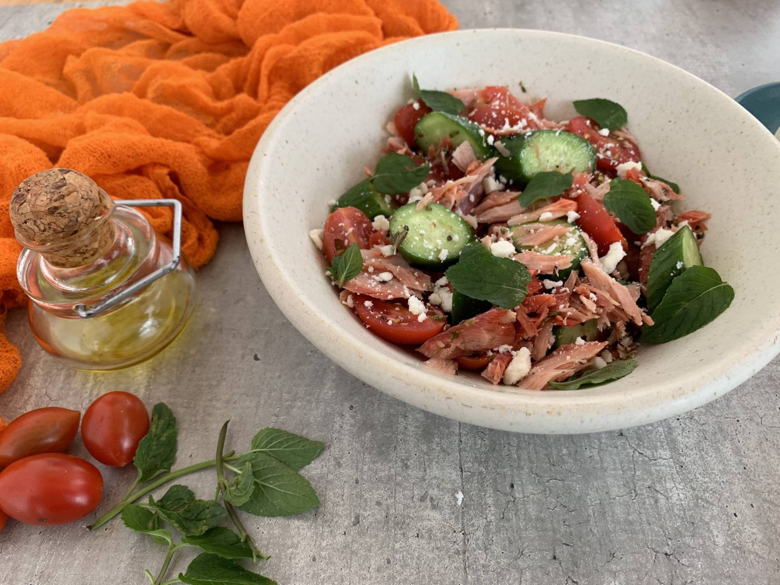 Simple Swordfish Salad