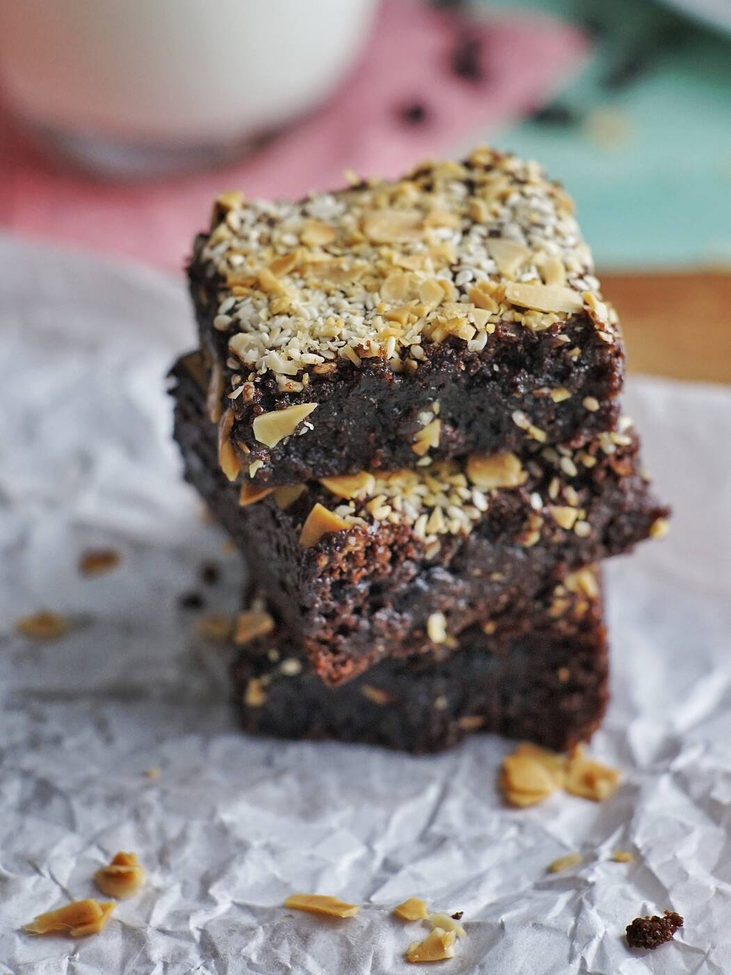 Best Tahini Vegan Brownies