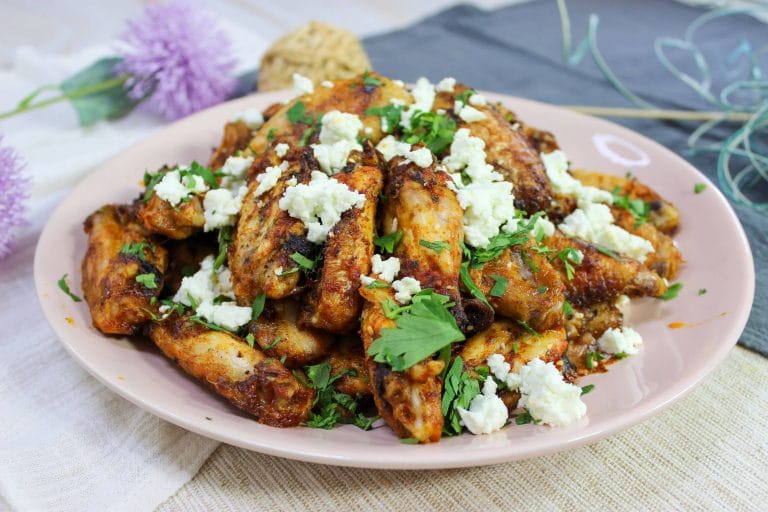 Super Simple Mediterranean Chicken Wings