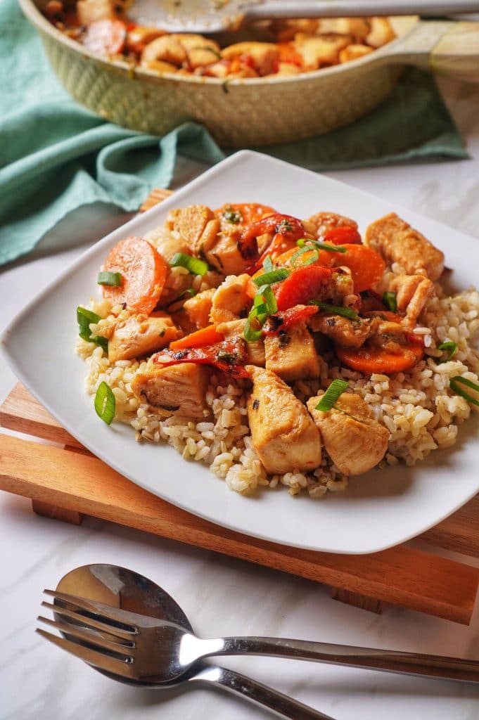 Simple Low FODMAP Chicken Stir Fry