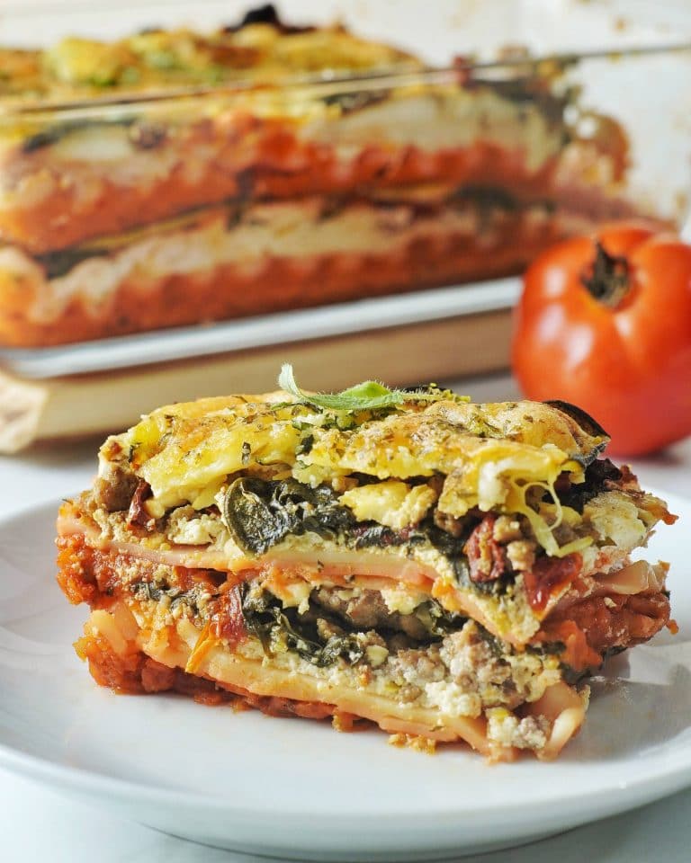 Homemade Mediterranean Lasagna
