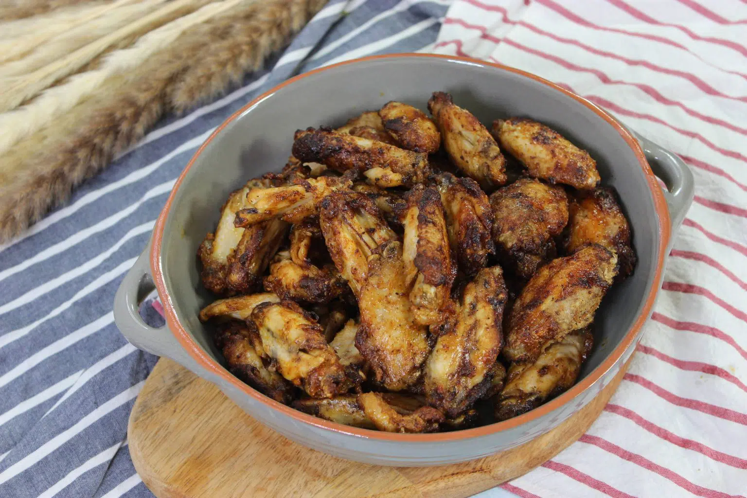 Homemade Double Fried Chicken Wings