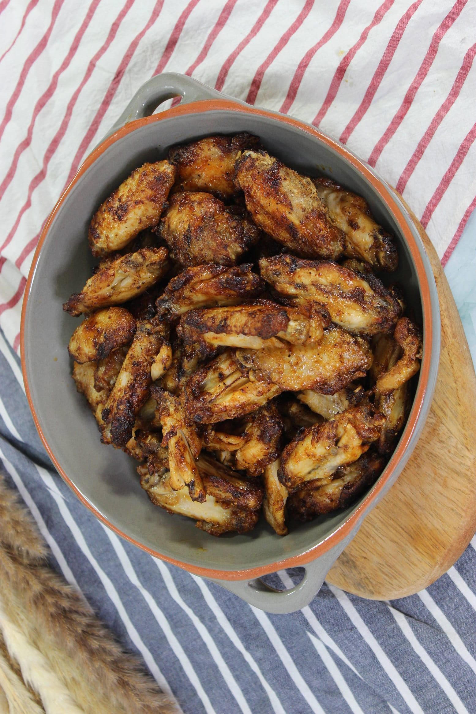 Homemade Double Fried Chicken Wings