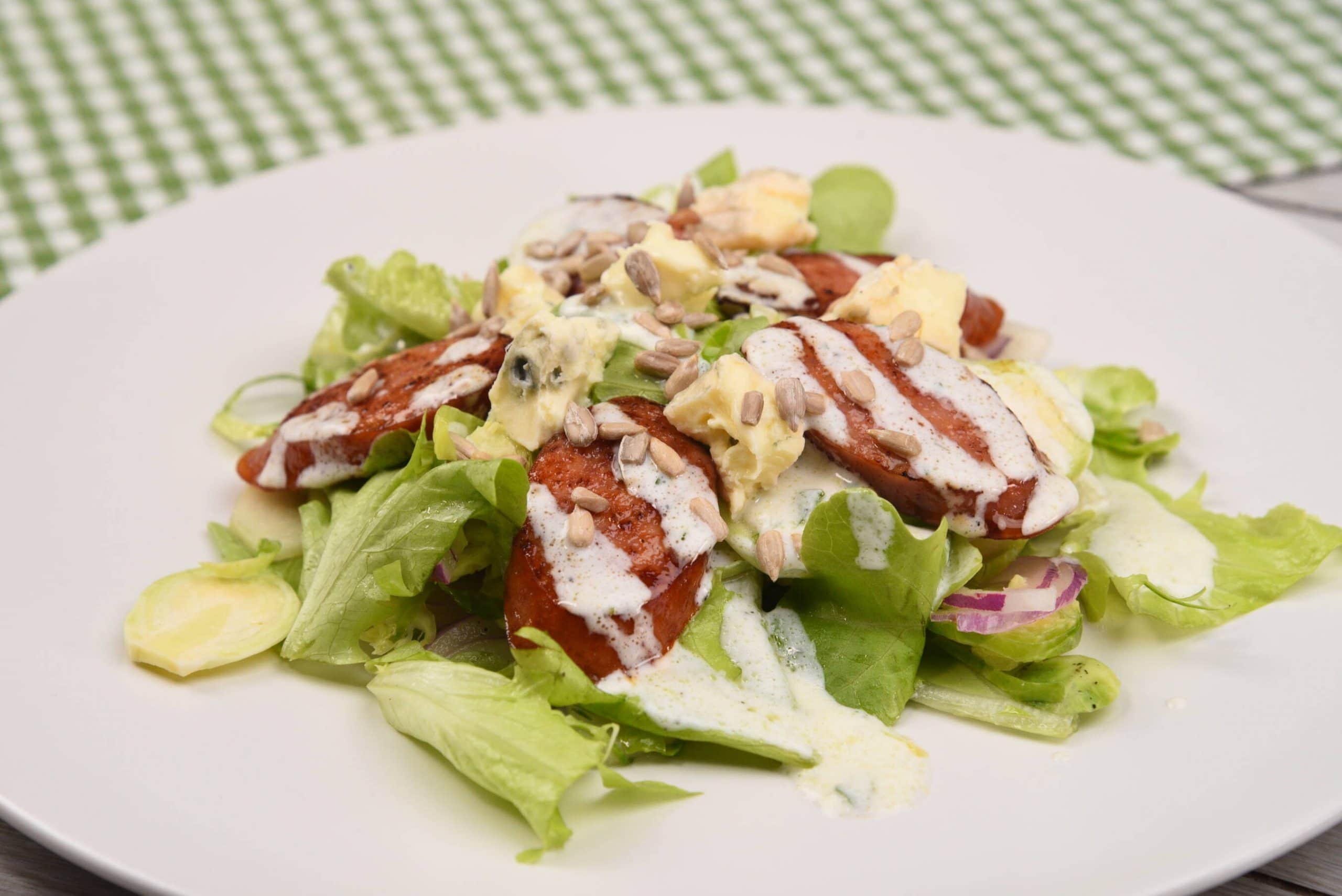 Simple Chicken Sausage Salad