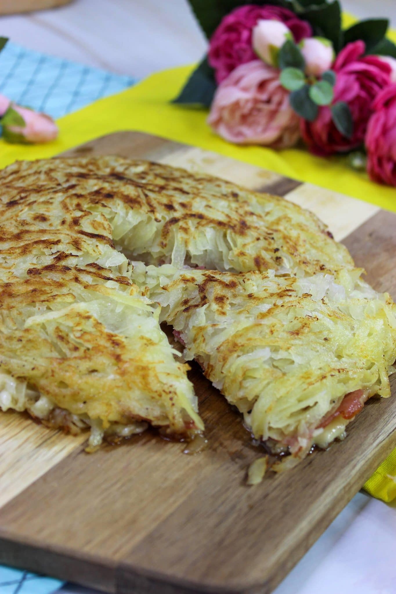 Homemade Prosciutto & Cheese Pomme Paillasson