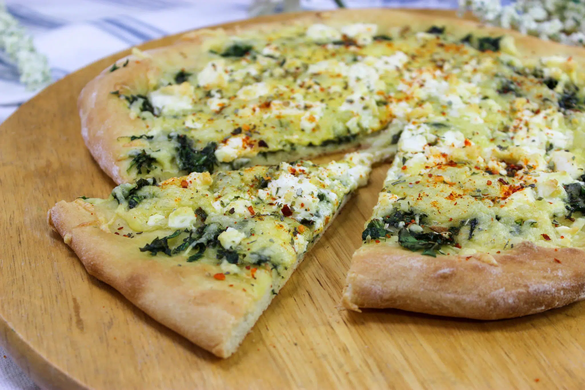 Spinach and Feta Pizza: A Culinary Delight with a Twist