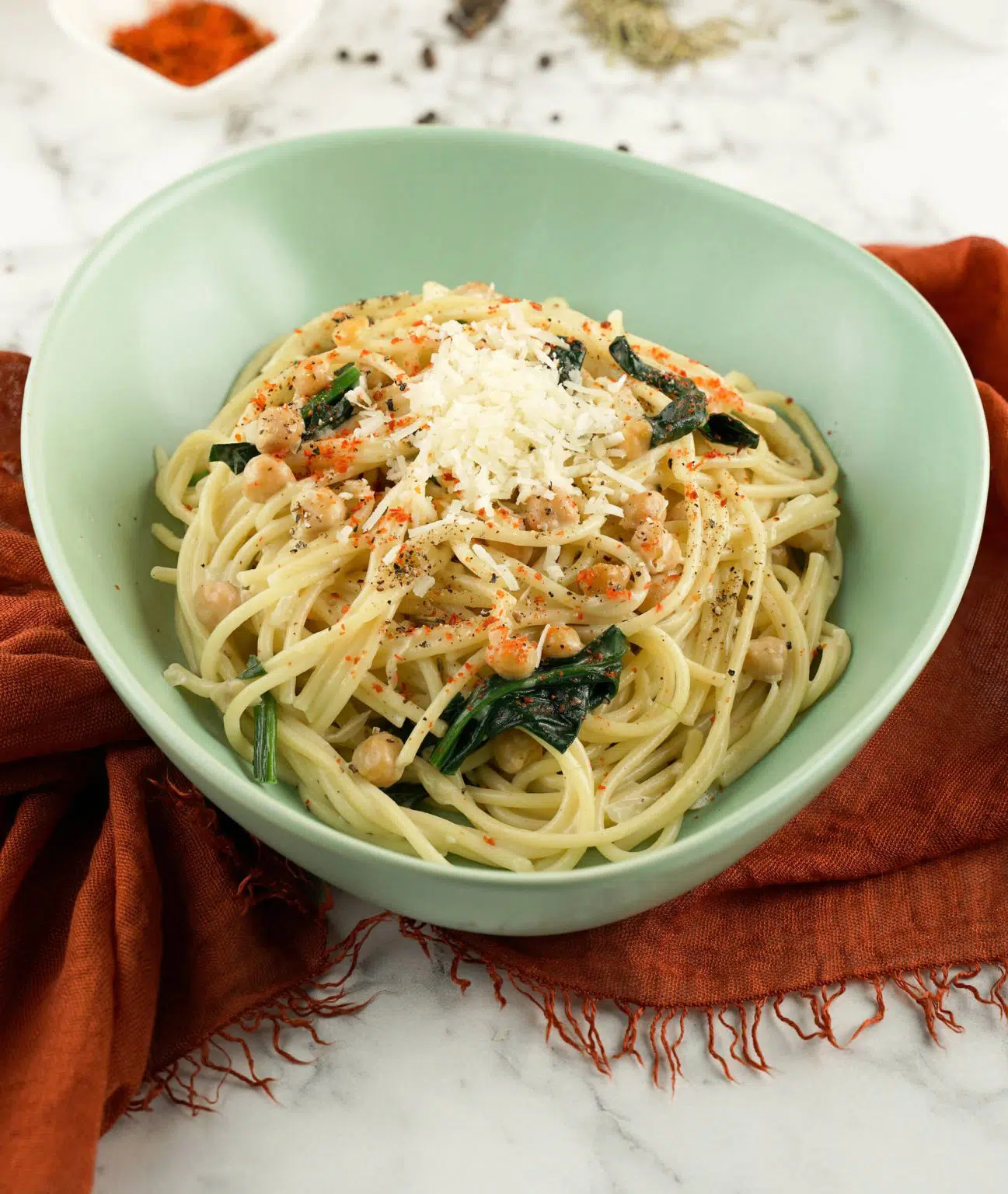 homemade-creamy-chickpea-pasta