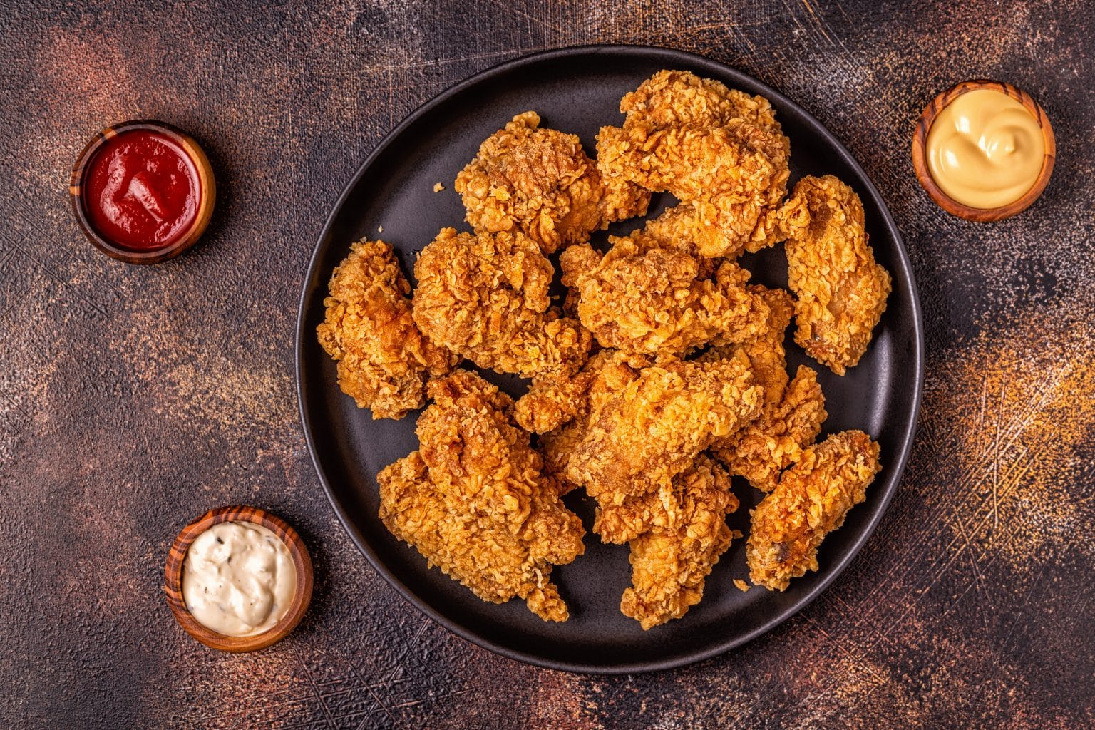 Homemade Double Fried Chicken Wings