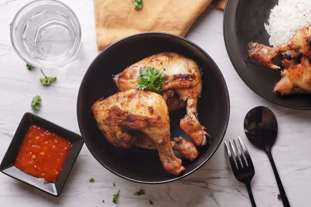 Homemade Double Fried Chicken Wings