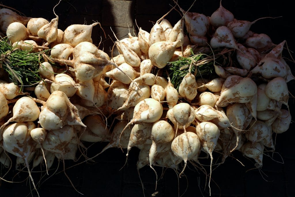 Jicama, crisp fresh and sweet taste fruit in local market Thailand.