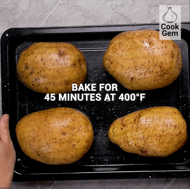 Simple Baked Potato In A Toaster Oven