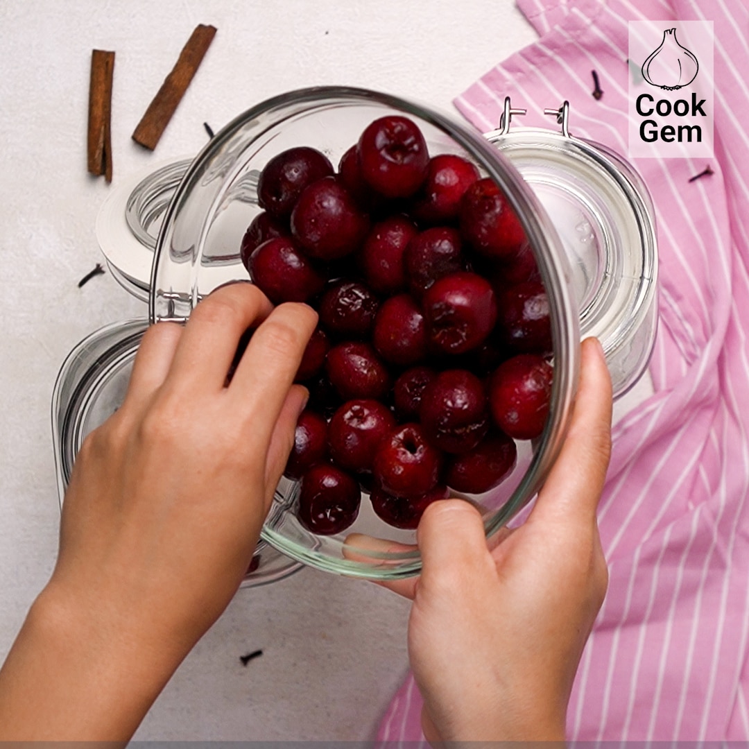 Easy Boozy Bourbon Soaked Cherries