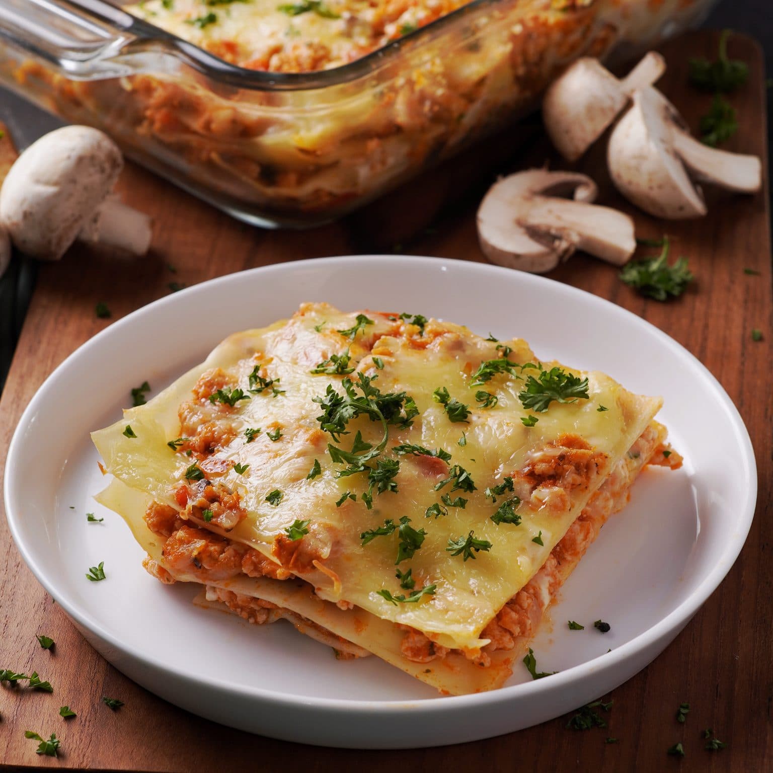 Best Ground Chicken Lasagna