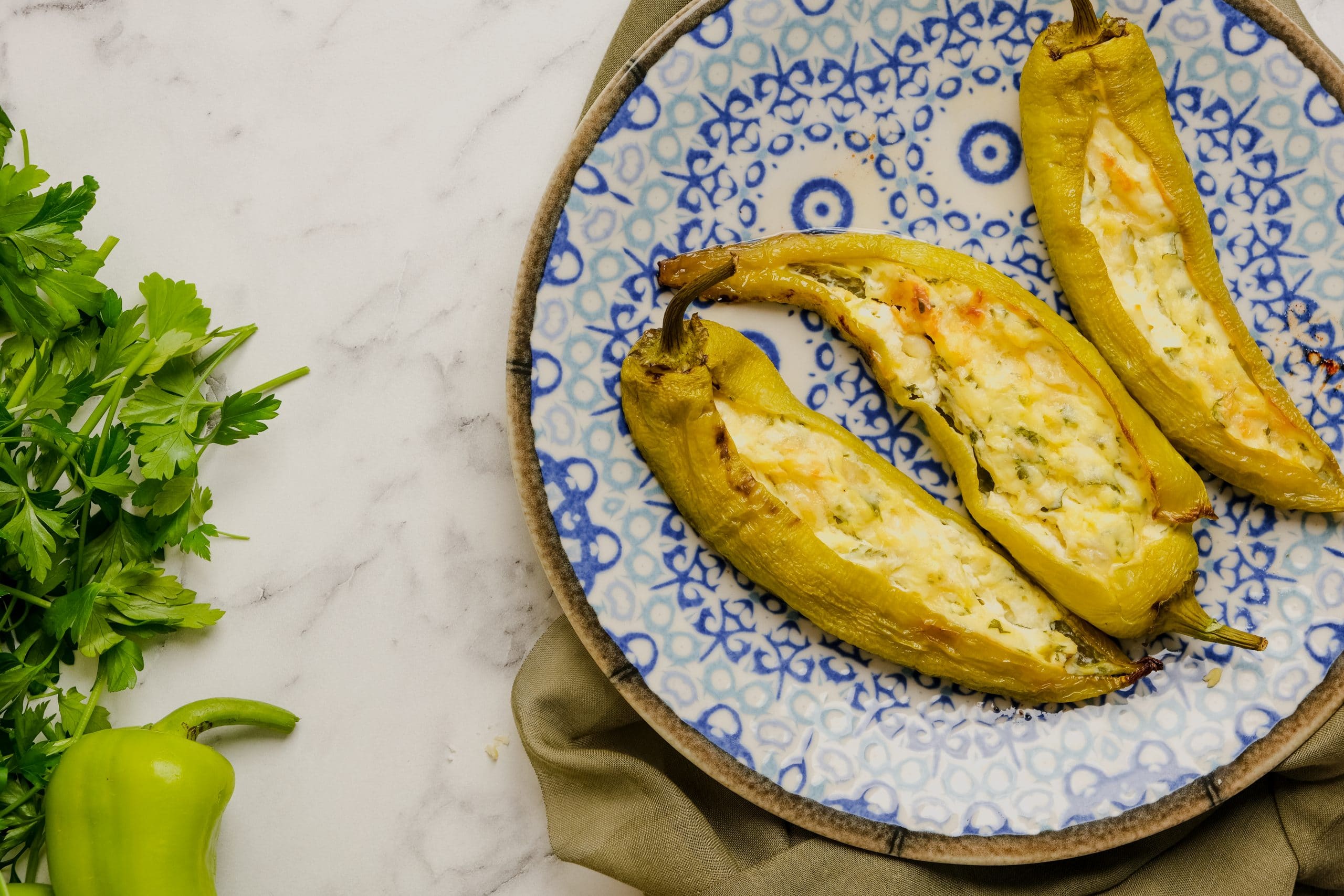 Simple & Satisfying Stuffed Hungarian Wax Peppers