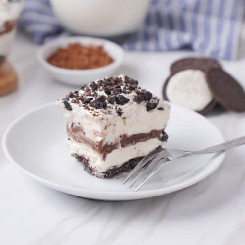 Crunchy Oreo Lasagna