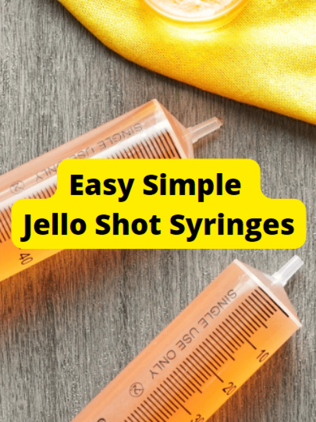 Easy Simple Jello Shot Syringes Recipe Story