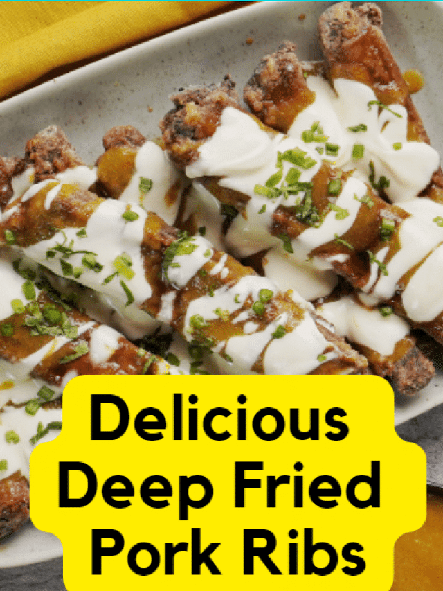 Delicious Deep Fried Pork Ribs Recipe Story