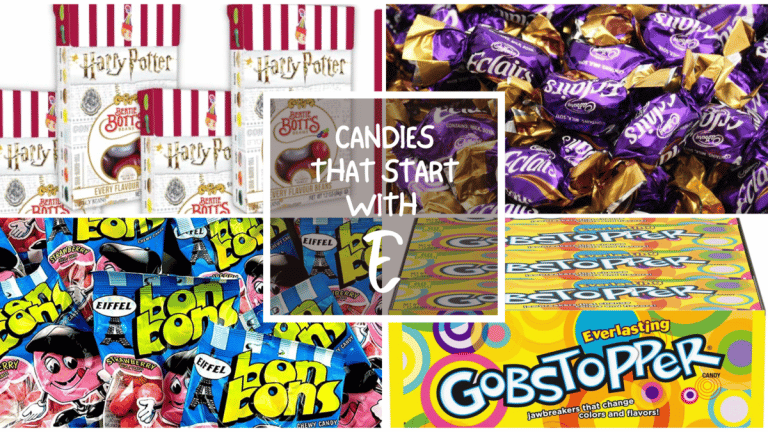 All The Candies That Start With E