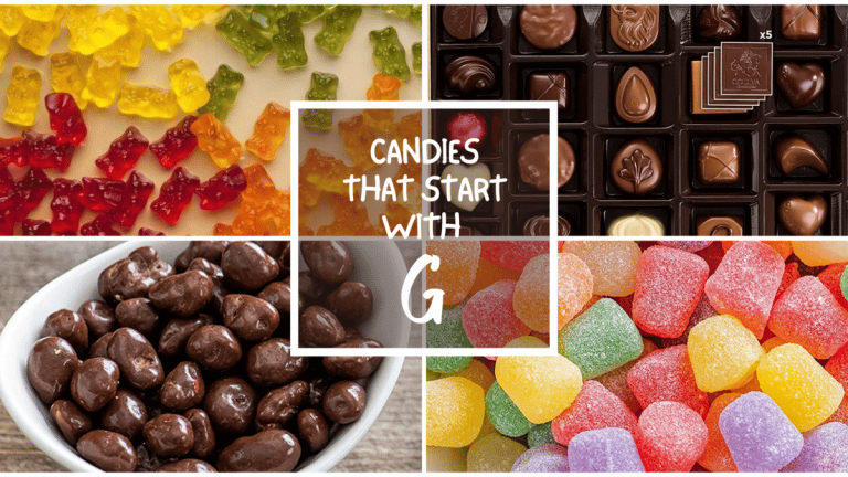 All The Candies That Start With G