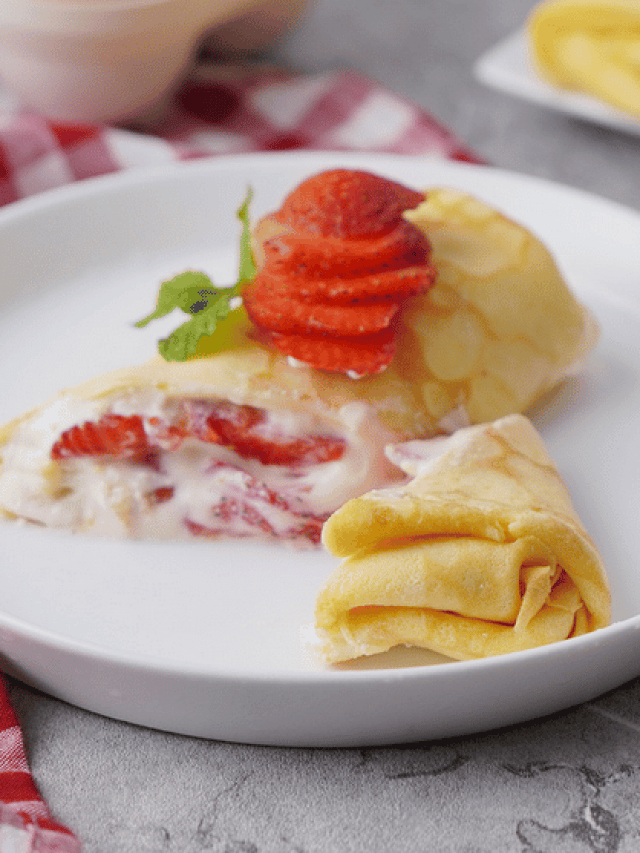 Sweet & Juicy Strawberry Crepes Recipe Story