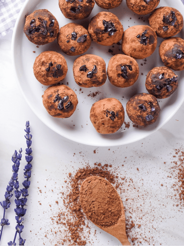 Simple Dark Chocolate Lavender Truffles Recipe Story