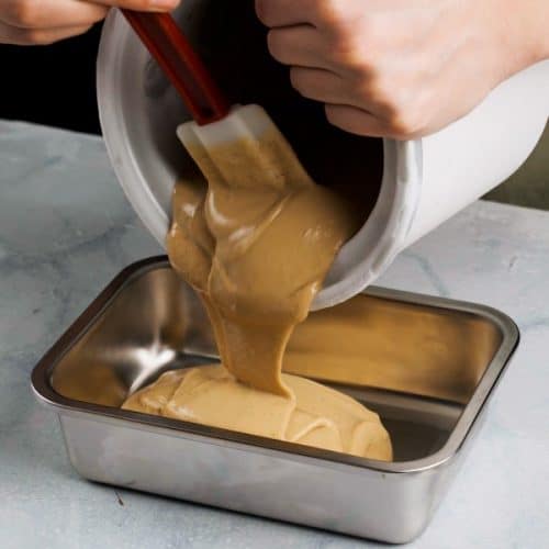 Homemade Black Garlic Ice Cream