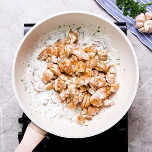 Creamy Chicken Thigh Pasta