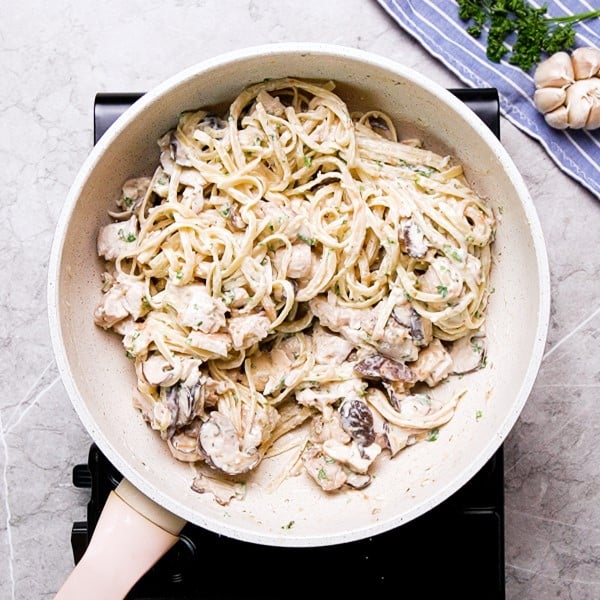 Creamy Chicken Thigh Pasta