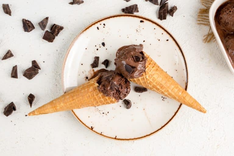 Simple Dark Chocolate Sea Salt Ice Cream