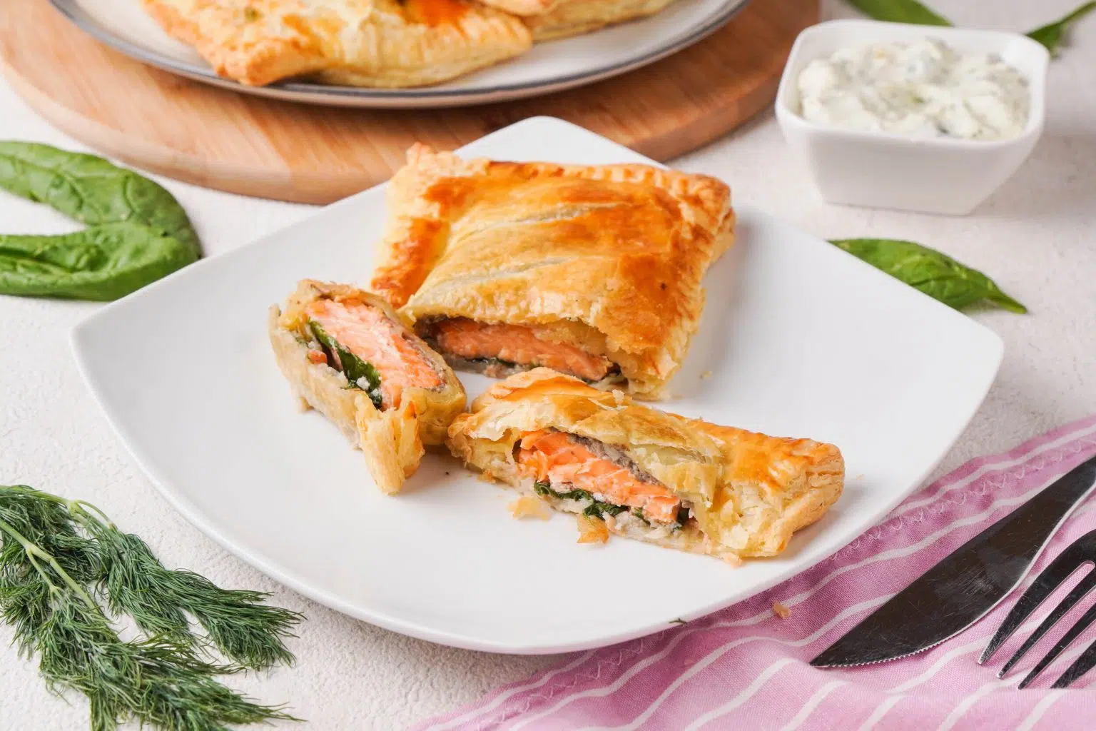 Homemade Salmon Wellington