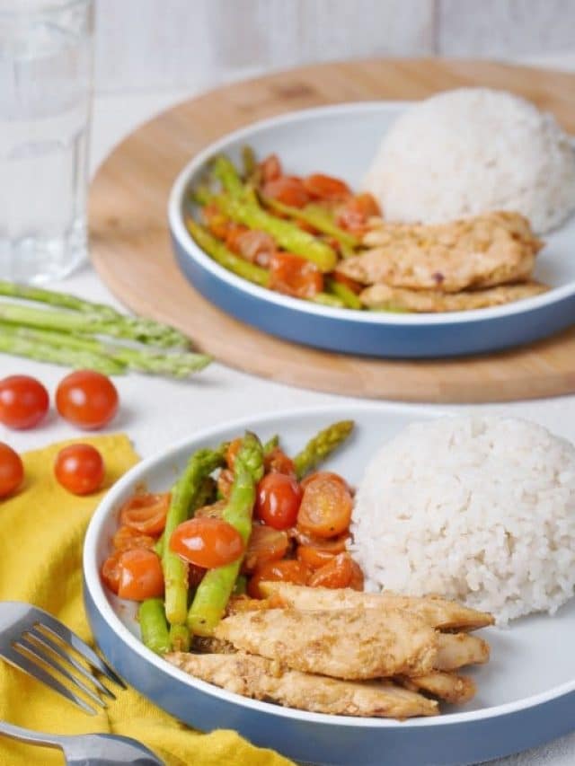 Easy One Pan Balsamic Chicken & Asparagus Recipe Story