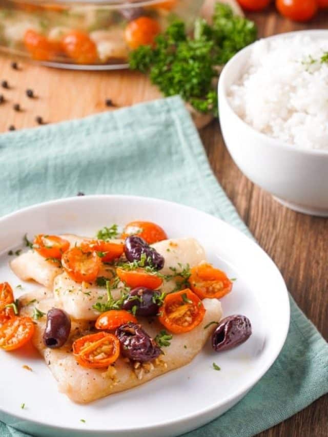 Homemade One Pan Roasted Fish with Cherry Tomatoes Recipe Story