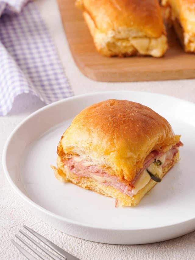 Easy Gooey Goodness Ham & Cheese Sliders Recipe Story