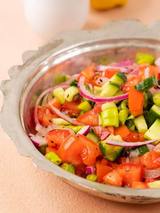 Homemade Turkish Shepherd’s Salad Recipe Story