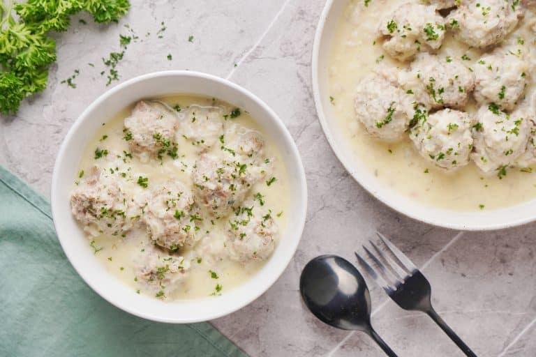 Easy Greek Lemon Meatball Soup