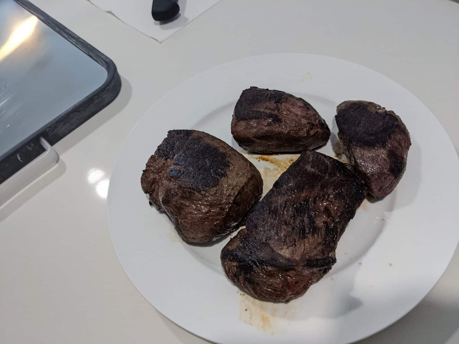 Perfectly Cooked Ostrich Fillets