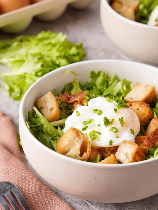 Classic Frisée Salad with Poached Eggs Recipe Story