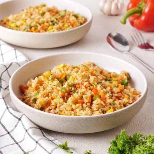 Homemade Guyanese Spanish Rice