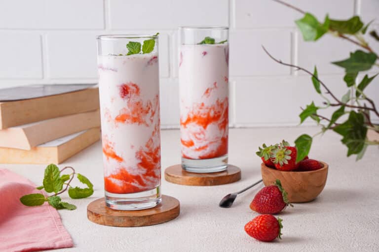 Cool & Refreshing Korean Strawberry Milk