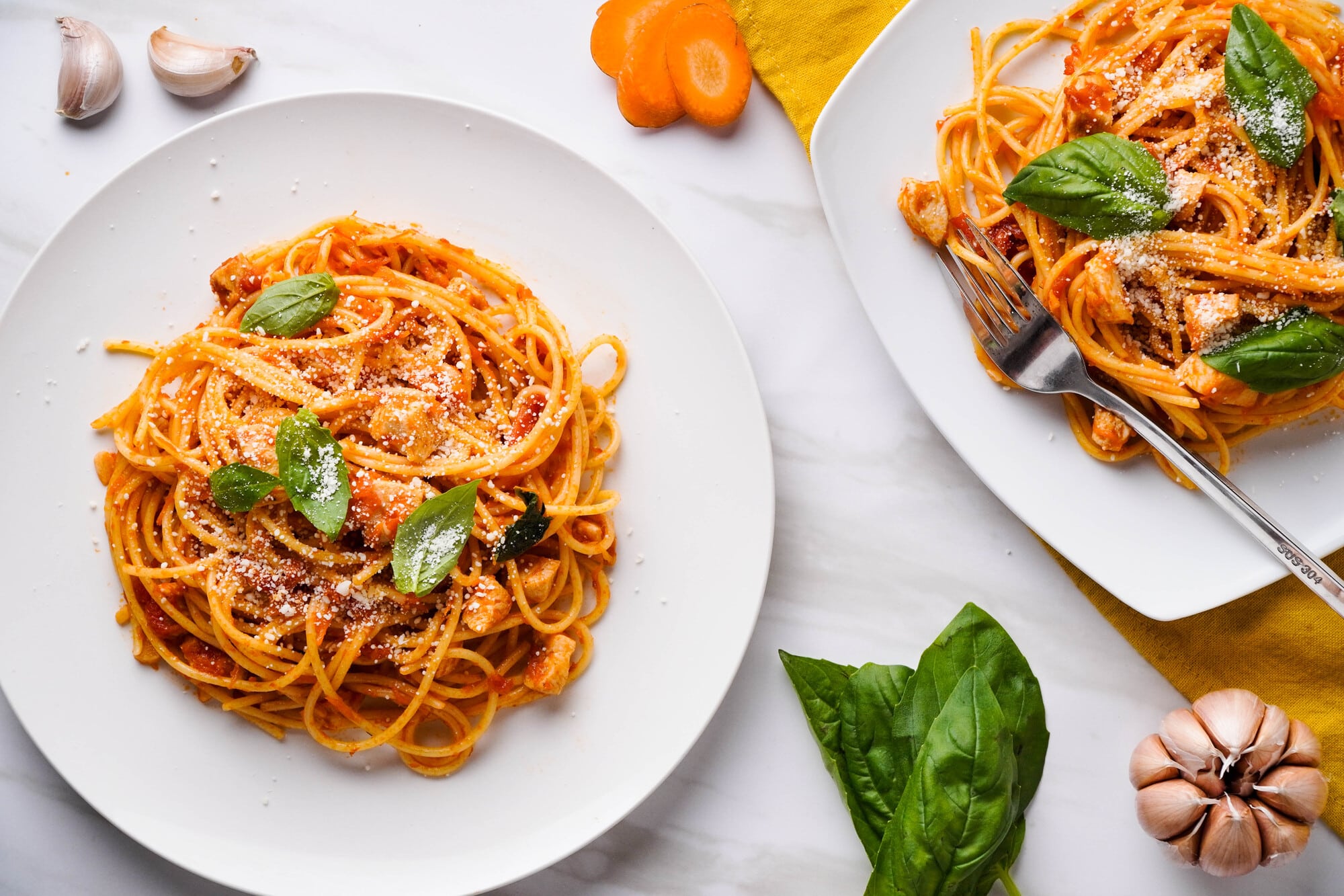 Simple Tomato Basil Chicken Pasta Recipe Story