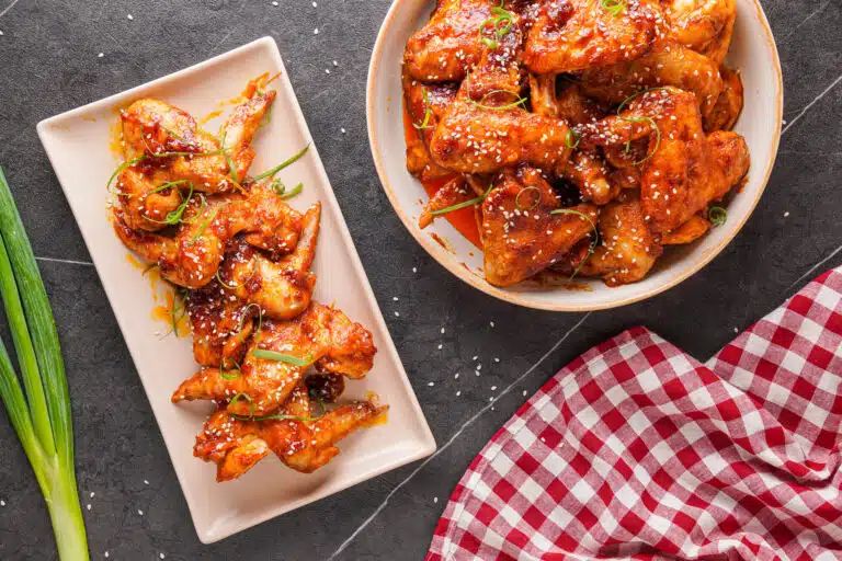 Spicy Korean Gochujang Chicken Wings