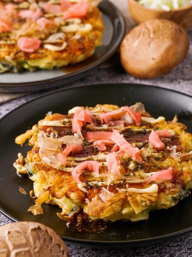 Homemade Okonomiyaki Japanese Cabbage Pancake Recipe Story