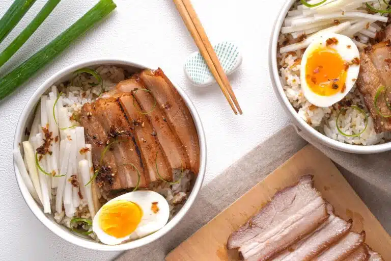 Homemade Japanese Braised Pork Rice Bowl