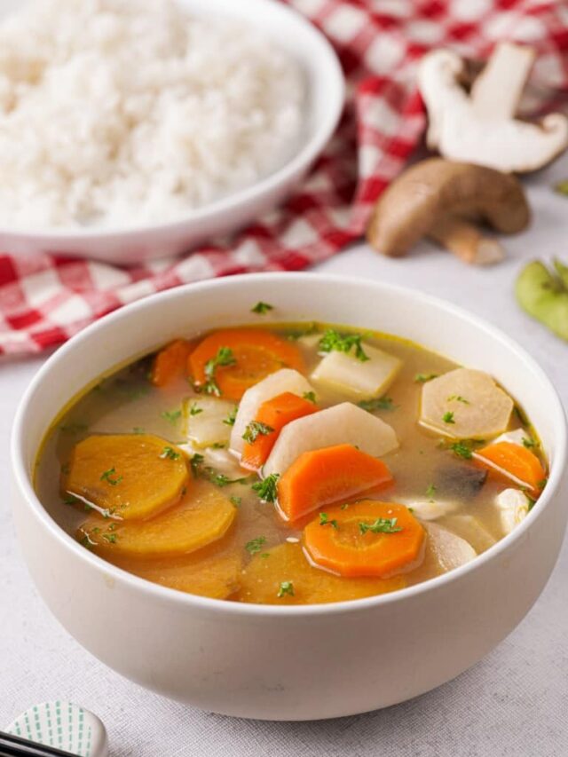 Homemade Japanese Vegetable Soup Recipe Story